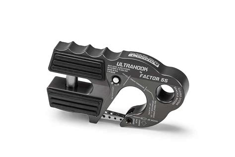 Factor 55 UltraHook | Full-Size Truck Winch Hook + Closed System Winching® | Gray