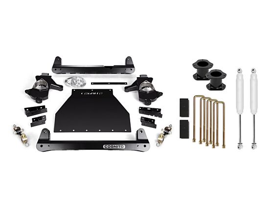 4-Inch Standard Lift Kit for 2007-2018 Silverado/Sierra 1500 2WD/4WD With OEM Cast Steel Control Arms Cognito