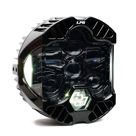 Baja Designs DOT LP6 LED Headlight Replacement | Clear DRL | Universal | Street-Legal