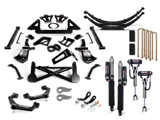 Cognito 12" Elite Lift Kit with Elka 2.5 Reservoir Shocks | 2020-2025 Silverado/Sierra 2500HD/3500HD
