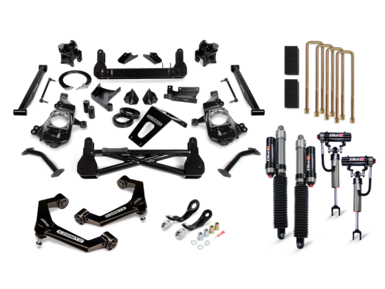 Cognito 7" Premier Lift Kit with Elka 2.5 DSC Reservoir Shocks | 2020-2025 Silverado/Sierra 2500HD/3500HD