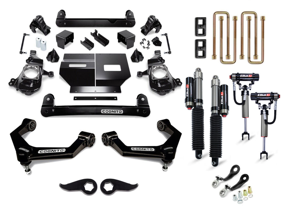 Cognito 5" Elite Lift Kit with Elka 2.5 Reservoir Shocks | 2020-2025 Silverado/Sierra 2500HD/3500HD