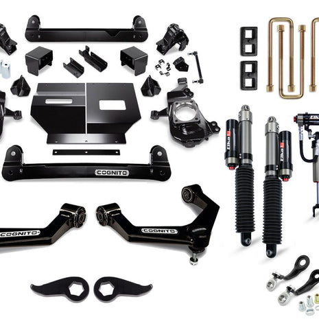 Cognito 5" Elite Lift Kit with Elka 2.5 Reservoir Shocks | 2020-2025 Silverado/Sierra 2500HD/3500HD