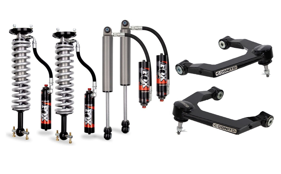 Cognito 1" SM Series Leveling Kit with Fox 2.5 Elite Shocks | 2019-2025 AT4/AT4X/Trail Boss/ZR2