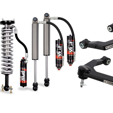 Cognito 1" SM Series Leveling Kit with Fox 2.5 Elite Shocks | 2019-2025 AT4/AT4X/Trail Boss/ZR2
