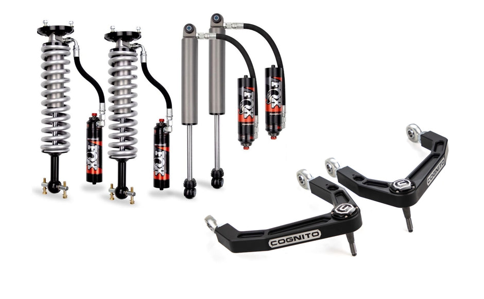 3-Inch Elite Billet Uca Leveling Kit with Fox 2.5 Elite Performance Series Shocks for 19-25 Silverado/Sierra 1500 2WD/4WD Cognito