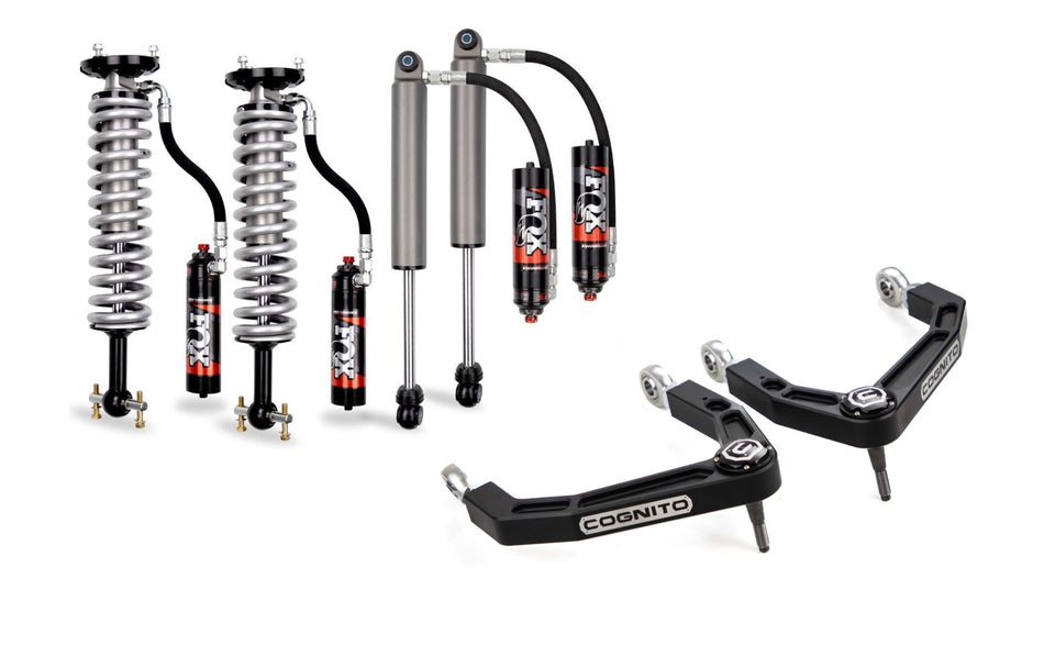 3-Inch Elite Billet Uca Leveling Kit with Fox 2.5 Elite Performance Series Shocks for 19-25 Silverado/Sierra 1500 2WD/4WD Cognito