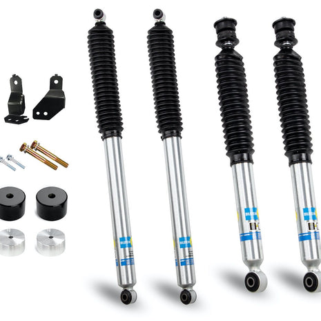2-Inch Economy Leveling Kit With Bilstein Shocks For 2017-2024 Ford F-250/F-350 4WD Trucks Cognito
