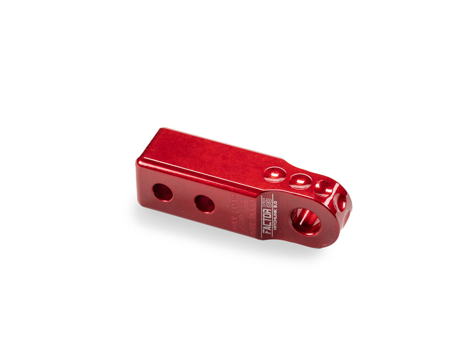Factor 55 HitchLink 2.0 | 2" Hitch Receiver Recovery Point | Red