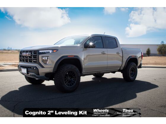 Cognito 2-Inch Standard Leveling Kit For 23-25 Canyon AT4 And Colorado Trail Boss, 1-Inch For Canyon AT4X And Colorado ZR2