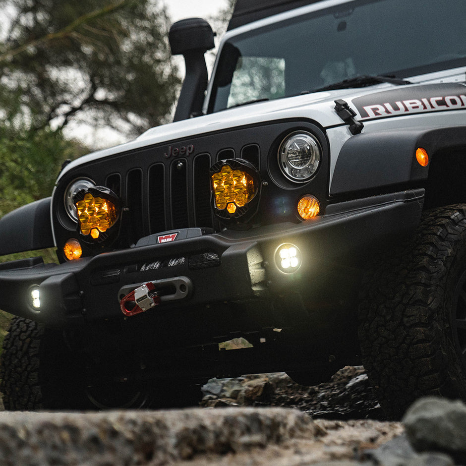 Baja Designs LP9 LED Light Pods | Amber Lens | Driving/Combo Pattern | Pair