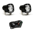 Baja Designs S1 LED Light Pair | Clear Lens | Wide Cornering | Mounting Bracket Included