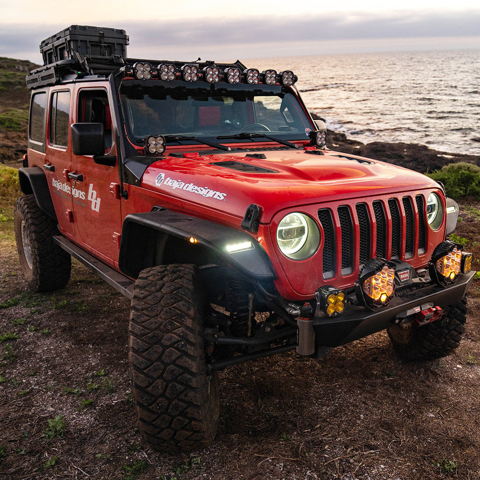 Baja Designs 8XL Linkable Roof Bar LED Kit | Upfitter | Jeep JL Wrangler 2018-2026 / JT Gladiator 2020-2026