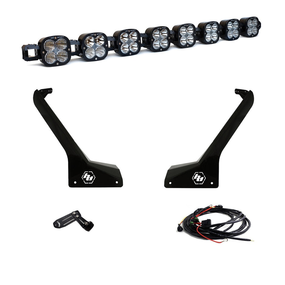 Baja Designs 8XL Linkable Roof Bar LED Kit | Upfitter | Jeep JL Wrangler 2018-2026 / JT Gladiator 2020-2026