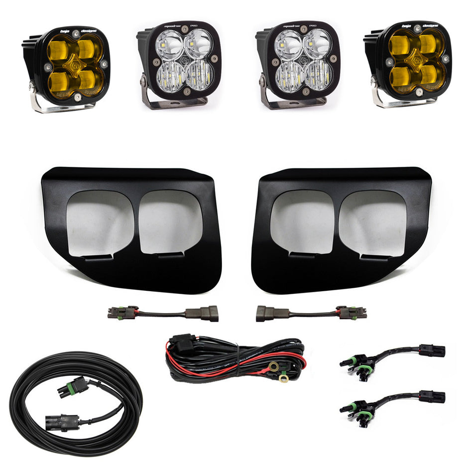 Baja Designs SAE Pro Fog Pocket Kit | Amber | Driving/Combo | Upfitter | Ford F-250/F-350 Super Duty 2020–2026 | SKU: 447737UP
