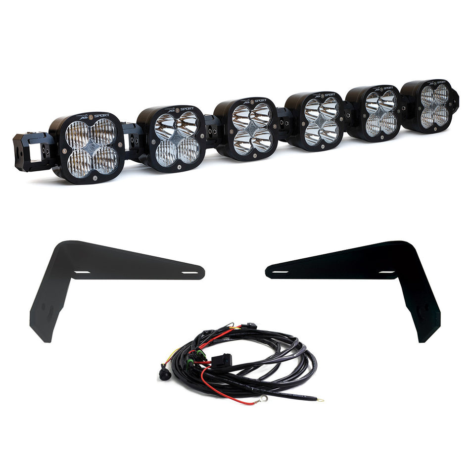 Baja Designs 6-Linkable Light Bar | Steel Bumper | 2021–2026 Ford Bronco | SKU: 447750