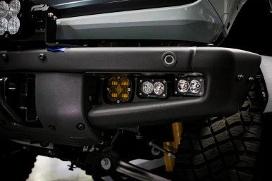 Baja Designs Amber SAE Fog Pocket Kit | 2021-2026 Ford Bronco | Upfitter Switch Required