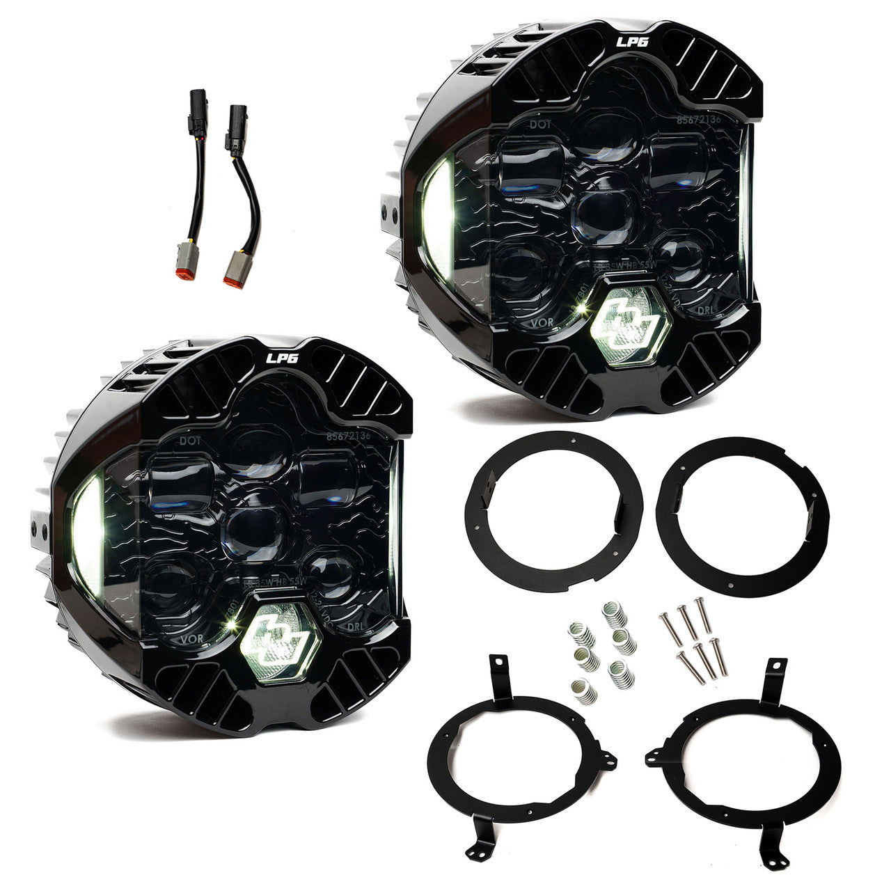 Baja Designs DOT LP6 Headlight Kit | Amber DRL | Jeep JL Wrangler 2019-2026 / JT Gladiator 2020-2026