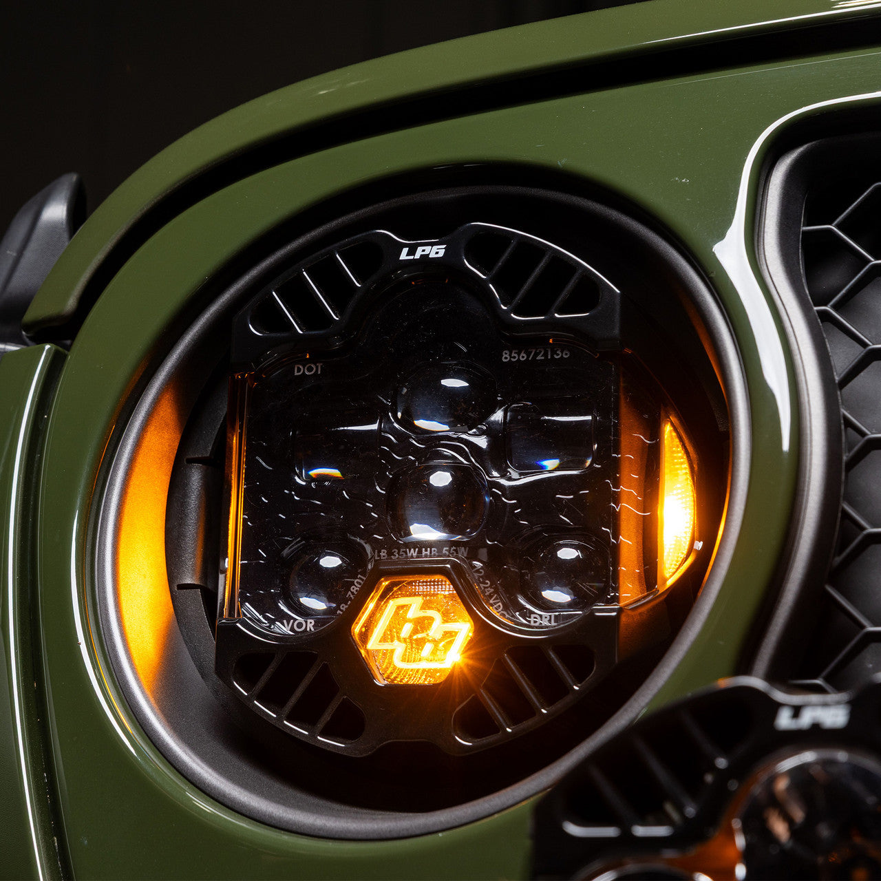 Baja Designs DOT LP6 Headlight Kit | Clear DRL | Jeep JL Wrangler 2019-2026 / JT Gladiator 2020-2026