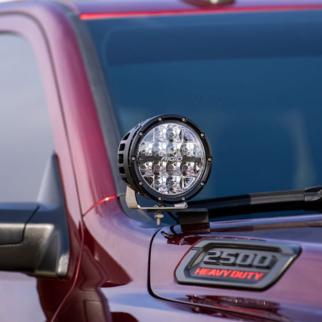Rigid Industries 6‑Inch 360‑Series A‑Pillar LED Light Kit | 2019–2024 RAM 2500/3500