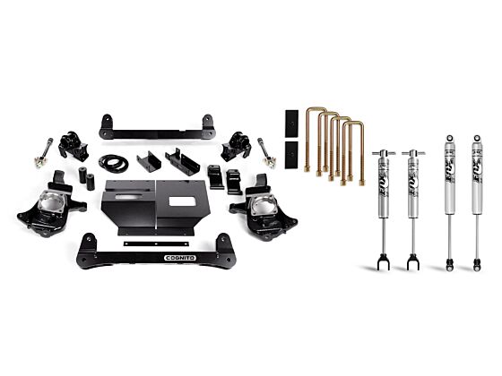 Cognito 4-Inch Standard Lift Kit w/ Fox PSMT 2.0 Shocks | 2011–2019 Silverado/Sierra 2500HD/3500HD 2WD/4WD