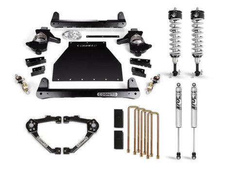 Cognito 4-Inch Performance Lift Kit With Fox PS IFP 2.0 Shocks For 07-18 Silverado/Sierra 1500 2WD/4WD