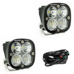 Baja Designs Squadron Sport LED Light Pods | Clear Lens | Driving/Combo Pattern | Pair