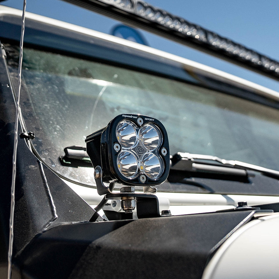 Baja Designs Squadron Sport LED Light Pod Pair | Driving/Combo | Amber Lens | Harness Included | SKU 557813