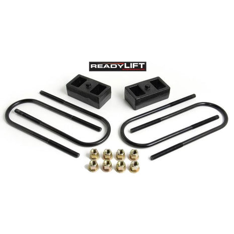 ReadyLIFT 2.0" OEM-Style Cast Iron Rear Block Kit | 2003–2013 Ram 2500 4WD & 2003–2025 Ram 3500 4WD SRW without Overload Springs