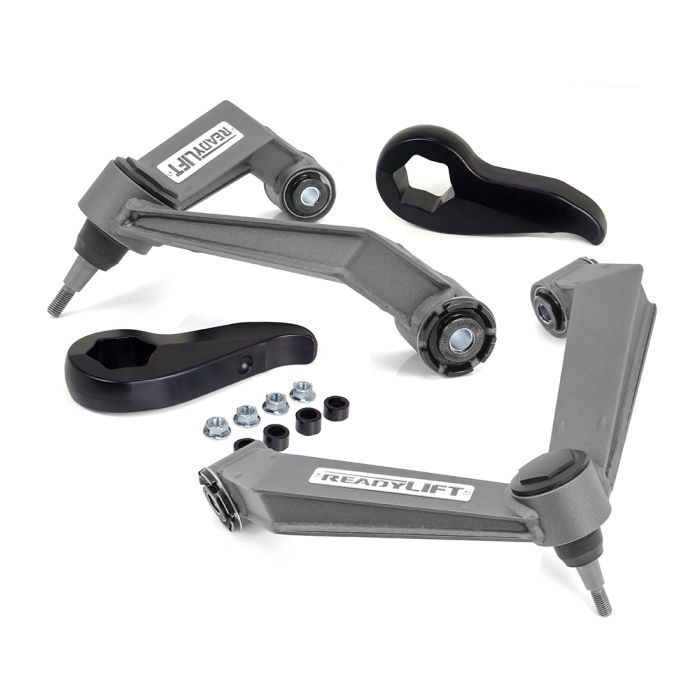 ReadyLIFT 2.25" Forged Torsion Key Leveling Kit with Extreme-Duty UCAs | 2011–2019 GM 2500/3500 HD
