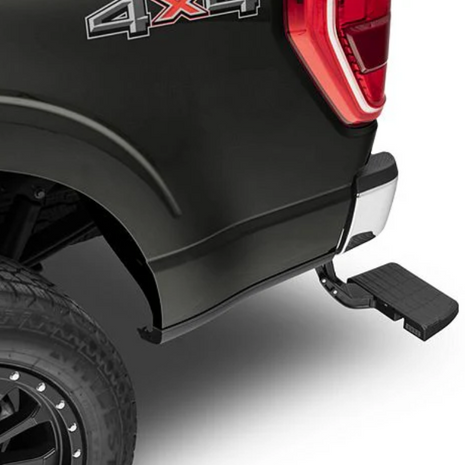 AMP Research BedStep | 300 lb Tailgate Bed Step | 2021-2026 Ford F-150 & Lightning
