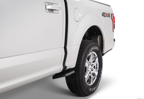 AMP Research BedStep2™ | Retractable Truck Bed Entry Step | 2021–2026 Ford F-150 (All Cab Styles, Dual Exhaust Compatible) | SKU: 75412-01A