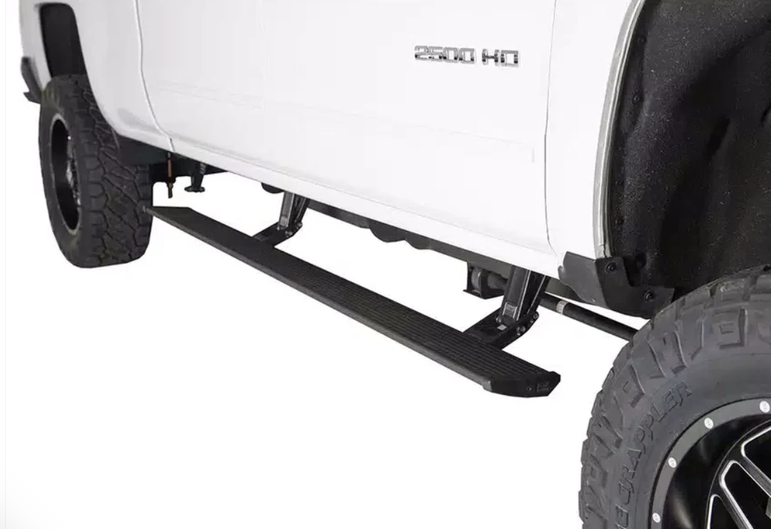 AMP Research PowerStep™ | Automatic Electric Running Boards | 2022–2026 Chevrolet Silverado & GMC Sierra 1500 / 2024–2026 2500HD & 3500HD | SKU: 76255-01A