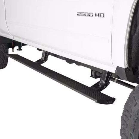 AMP Research PowerStep™ | Automatic Electric Running Boards | 2022–2026 Chevrolet Silverado & GMC Sierra 1500 / 2024–2026 2500HD & 3500HD | SKU: 76255-01A
