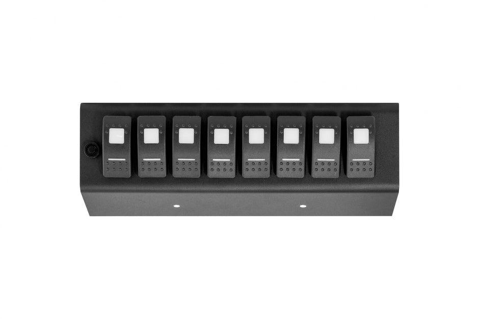 sPOD Amber LED 8‑Switch Panel for SourceSE — 2007–2008 Wrangler JK