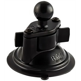 sPOD Ram Mount Suction Cup Twist Lock Base 3.3‑Inch w/ 1‑Inch Ball (Universal)