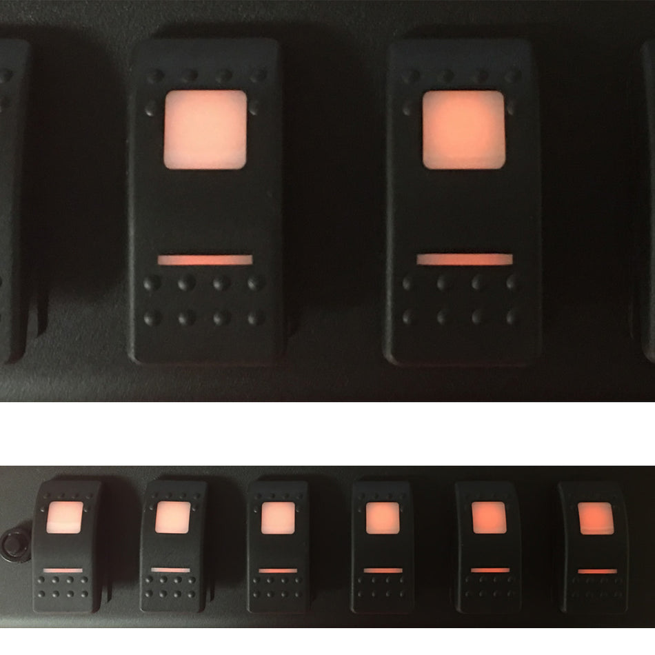 sPOD 860300 Universal Amber Momentary Switch — Press-and-Hold Activation | Active Only While Held | Air Systems · Winch · Custom Triggers | sPOD Compatible | Not a Latching Switch