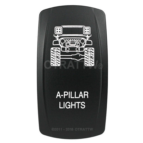 sPOD JK A-Pillar Lights Contura V Rocker Switch | 2007-2018 Jeep Wrangler JK | 860465-GNJV
