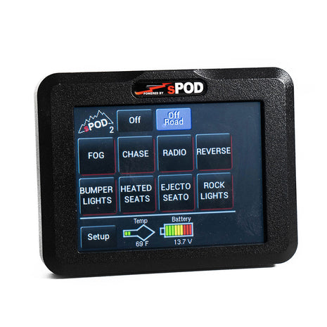 sPOD Add-On Touchscreen | 30-Foot Cable | SourceSE and SourceLT Compatible | Universal | 860805