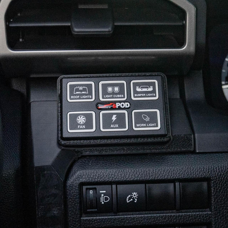 sPOD Mini6 SourceLT Kit | 6-Circuit Power Management | 2025-2026 Toyota 4Runner 6th Gen | SKU 87-0043