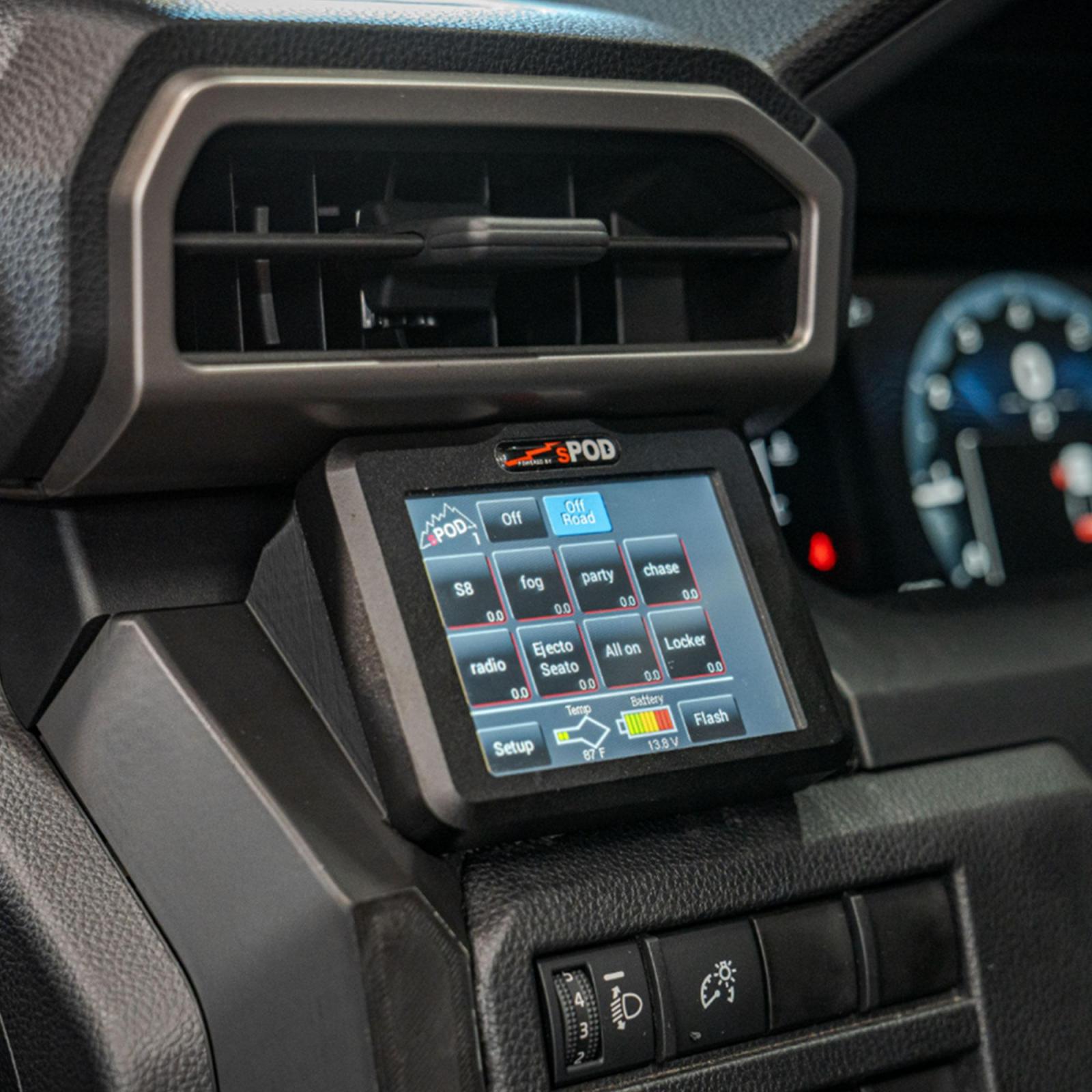 sPOD BantamX Touchscreen Kit | In-Cab Touchscreen Control | Toyota Tacoma 4th Gen | 2024-2026 | 870037