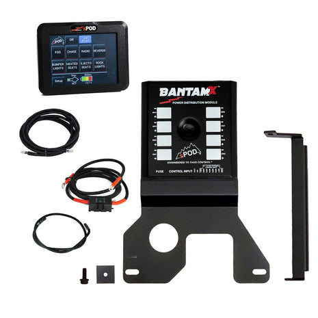 sPOD BantamX Touchscreen | 8-Circuit Expandable Power Management | 2021-2026 Jeep Wrangler 392 JL V8 | 870045-GNJV