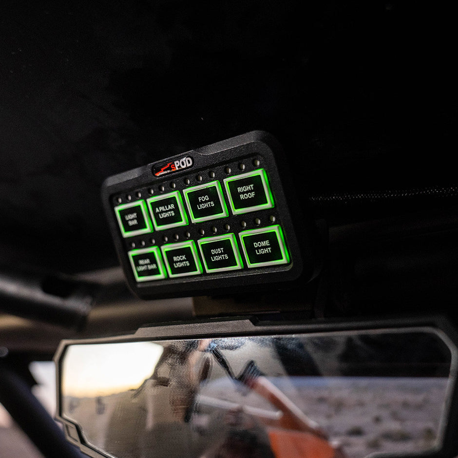 sPOD HD BantamX Kit | Polaris RZR Pro R | Roof Bar Panel / Footwell Module | 2022-2025 | 870092