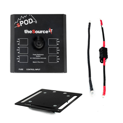 sPOD SourceLT Non-Switch Panel Kit | 6-Circuit Solid-State | 36-Inch Cables | Universal | 870116
