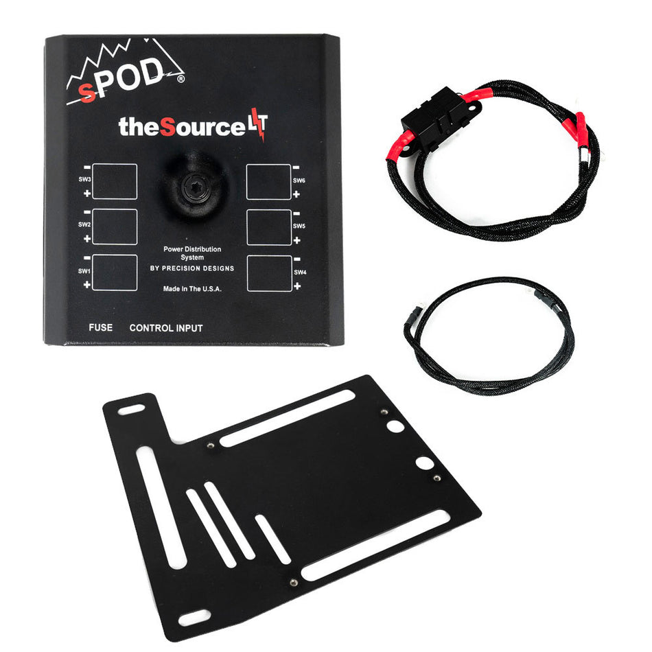 sPOD SourceLT Wireless | App-Controlled 6-Circuit Power | Jeep Wrangler JK 2007-2018 | SKU 870121