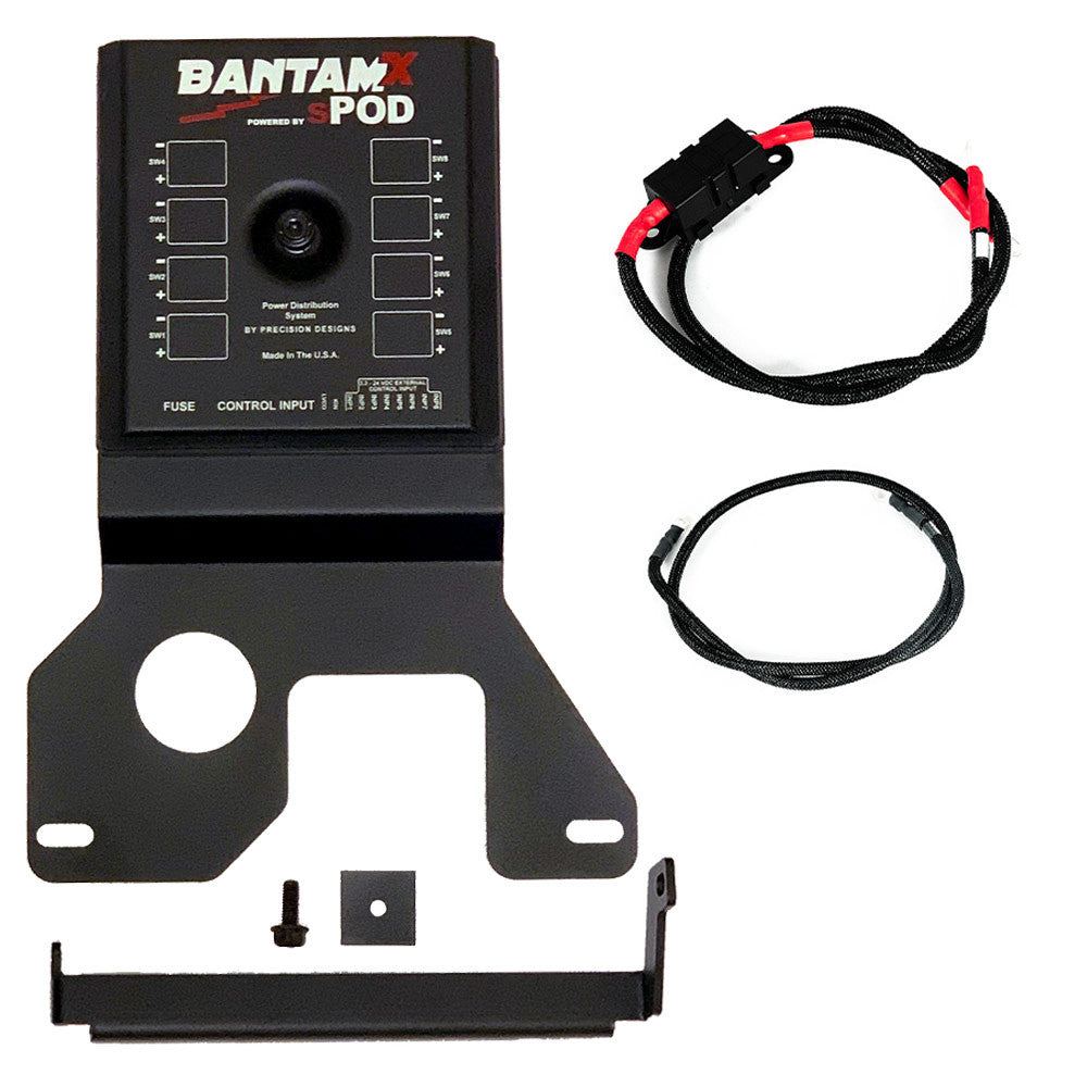sPOD BantamX Wireless Switch Controller | 8-Circuit App-Based Control | Wrangler JL 2018-2026 / Gladiator JT 2020-2026 | 870122