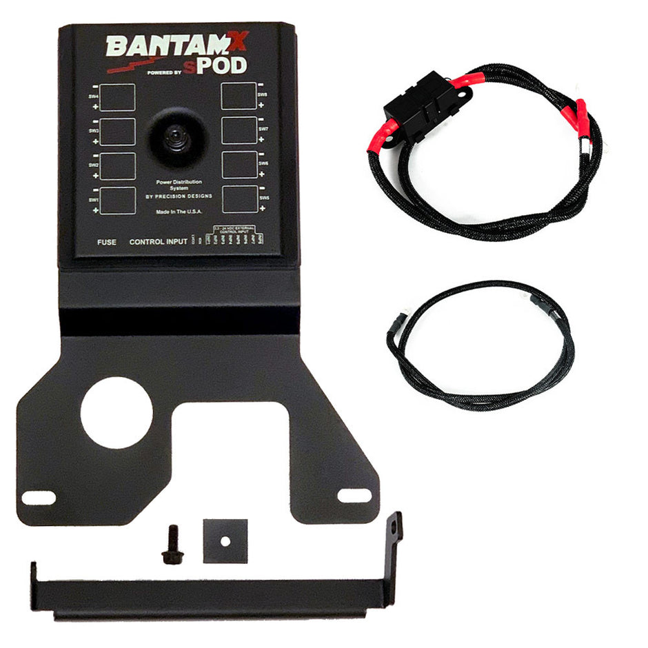 sPOD BantamX Wireless Switch Controller | 8-Circuit App-Based Control | Wrangler JL 2018-2026 / Gladiator JT 2020-2026 | 870122