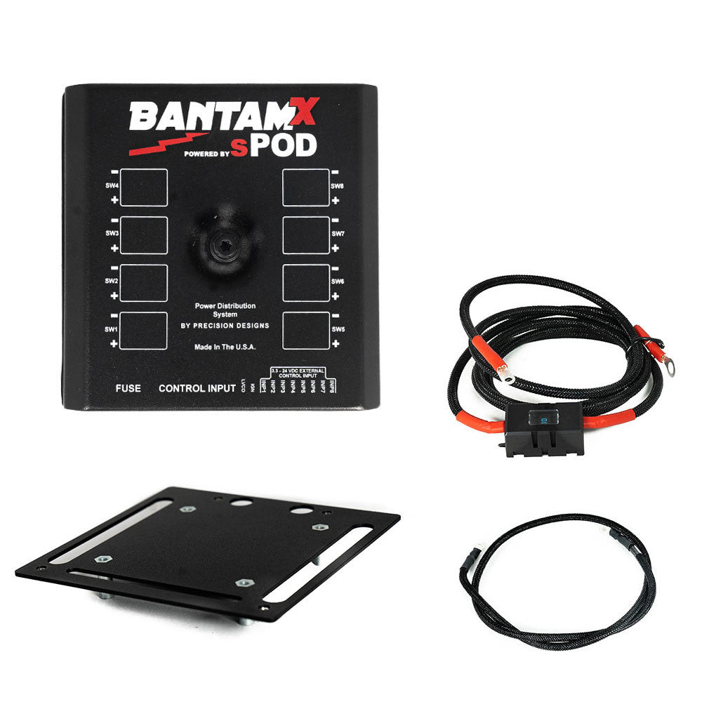 sPOD BantamX Wireless Switch Controller | 8-Circuit App-Based Control | Wrangler TJ 2003-2006 / LJ 2004-2006 | 870124