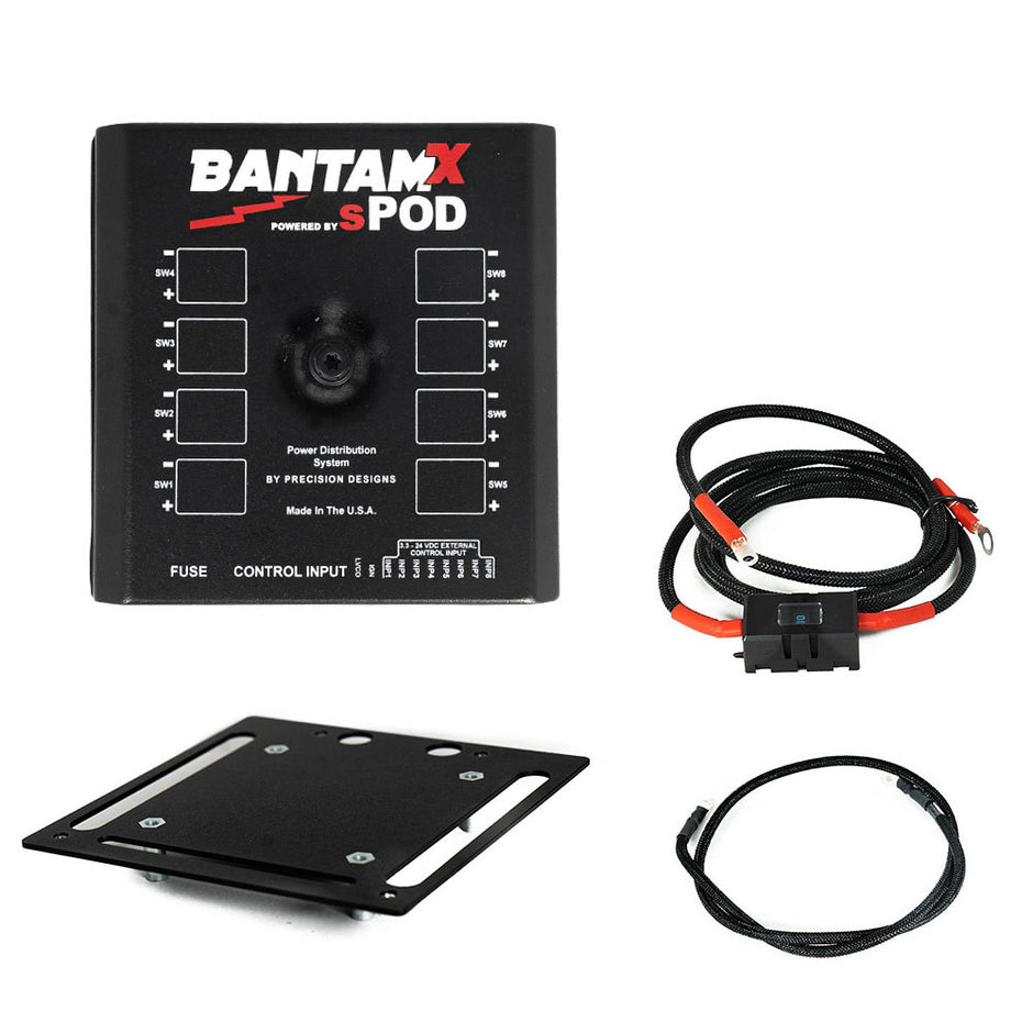 sPOD BantamX Wireless Switch Controller | 8-Circuit App-Based Control | Wrangler TJ 2003-2006 / LJ 2004-2006 | 870124