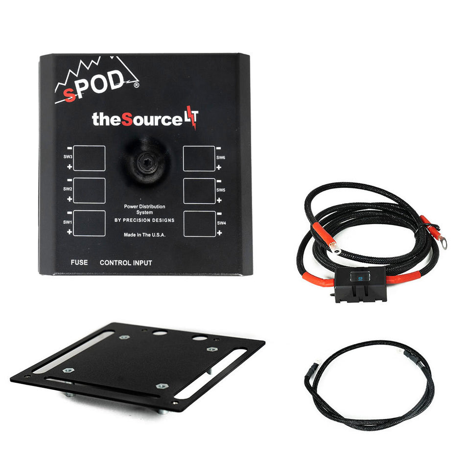 sPOD SourceLT Wireless | App-Controlled 6-Circuit Power | Jeep Wrangler TJ / Unlimited LJ | SKU 870125
